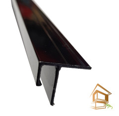 Профиль натяжного потолка теневой потолочный  (черный), алюминий