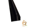 Профиль натяжного потолка теневой потолочный  (черный), алюминий -  - 