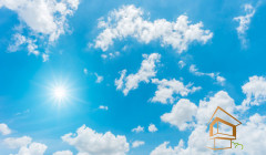 Натяжной потолок с фотопечатью Небо 024