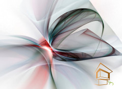 Натяжной потолок с фотопечатью Абстракция 035