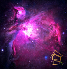 Натяжной потолок с фотопечатью Космос 062