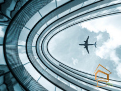 Натяжной потолок с фотопечатью Небо и объекты 088