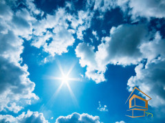 Натяжной потолок с фотопечатью Небо 027