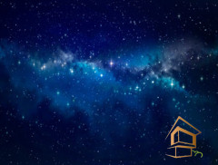 Натяжной потолок с фотопечатью Космос 063