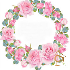 Натяжной потолок с фотопечатью Цветы 060