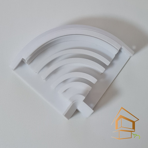 Поворот на ПК 14 белый