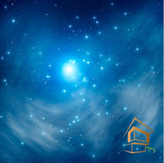 Натяжной потолок с фотопечатью Космос 065