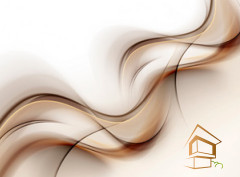 Натяжной потолок с фотопечатью Абстракция 040