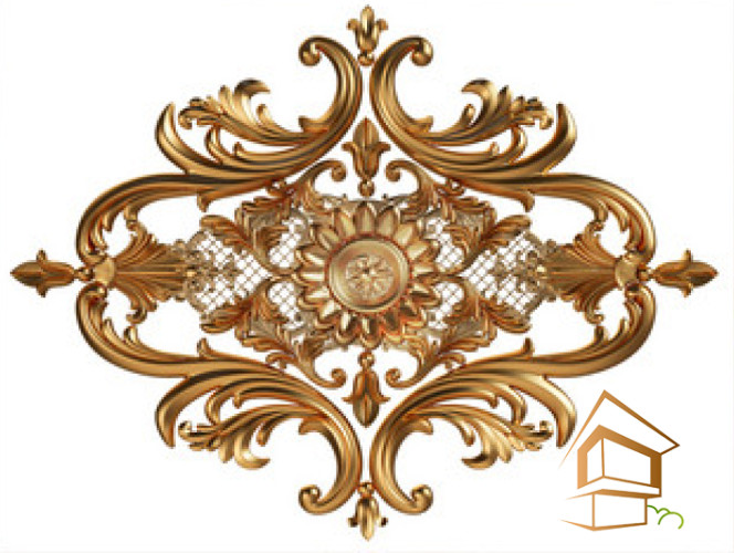 Натяжной потолок с фотопечатью орнаменты и узоры 043 -  - 