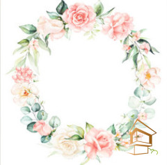 Натяжной потолок с фотопечатью Цветы 061