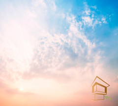 Натяжной потолок с фотопечатью Небо 030