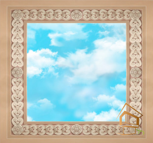 Натяжной потолок с фотопечатью Фрески, своды 031 -  -