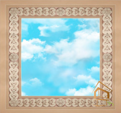 Натяжной потолок с фотопечатью Фрески, своды 031