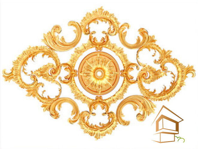 Натяжной потолок с фотопечатью орнаменты и узоры 044 - -