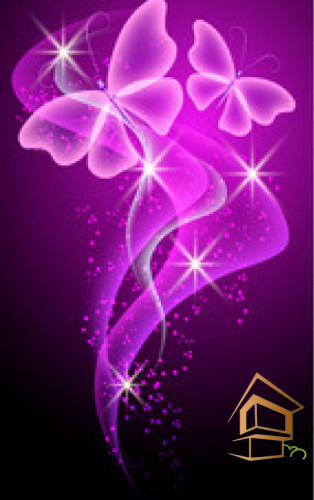 Натяжной потолок с фотопечатью Бабочки 040 - -