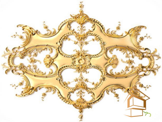 Натяжной потолок с фотопечатью орнаменты и узоры 045 - -