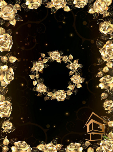 Натяжной потолок с фотопечатью Цветы 373 - -