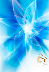 Натяжной потолок с фотопечатью Абстракция 043