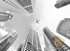 Натяжной потолок с фотопечатью Небо и объекты 094