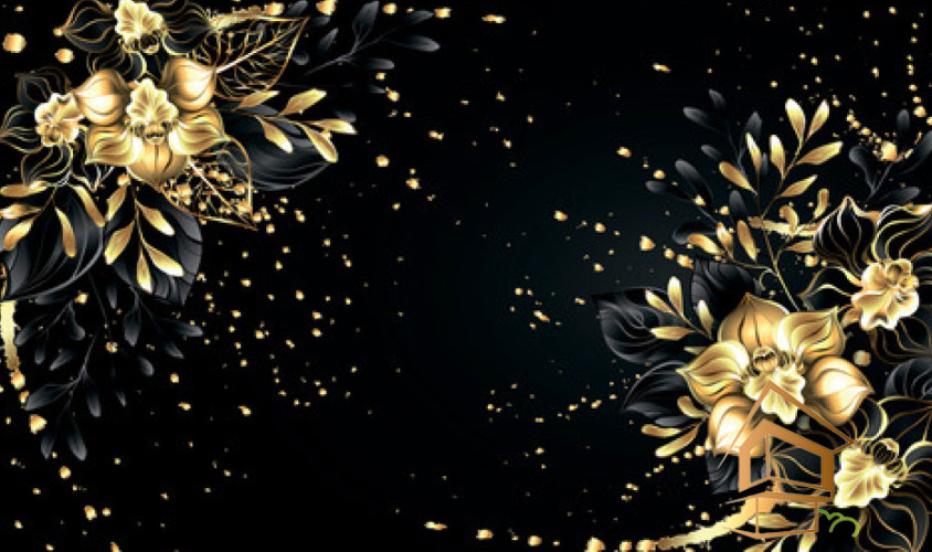 Натяжной потолок с фотопечатью Цветы 374 - -