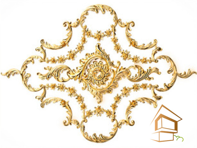 Натяжной потолок с фотопечатью орнаменты и узоры 047 - -