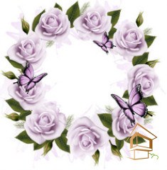 Натяжной потолок с фотопечатью Цветы 065