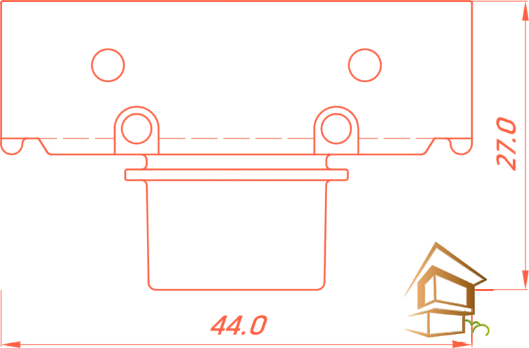 Торцевая заглушка Flexy TOREC IZI KARNIZ 01