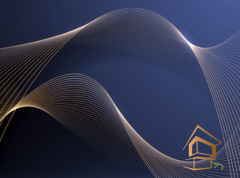 Натяжной потолок с фотопечатью Абстракция 145