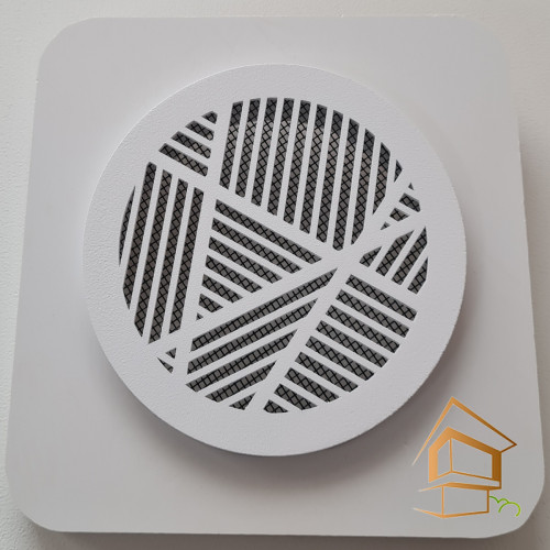 Решетка вентиляционная магнитная круглая D 80 мм