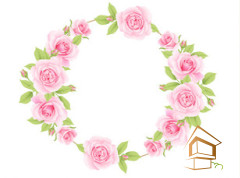 Натяжной потолок с фотопечатью Цветы 067