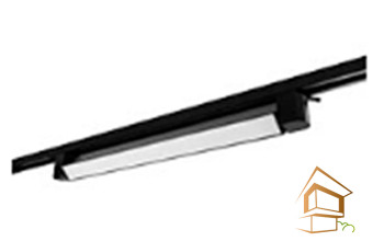 Трековый поворотный однофазный светильник ART MONOLIT черный, 30W, 4000К, 470*34*46мм - 0У-00001350 - 0У-00001350