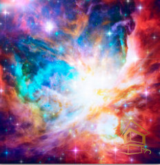 Натяжной потолок с фотопечатью Космос 072