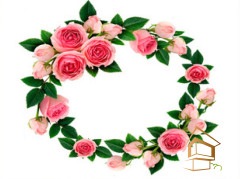 Натяжной потолок с фотопечатью Цветы 068