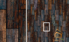 Натяжной потолок с фотопечатью Текстуры-дерево 009