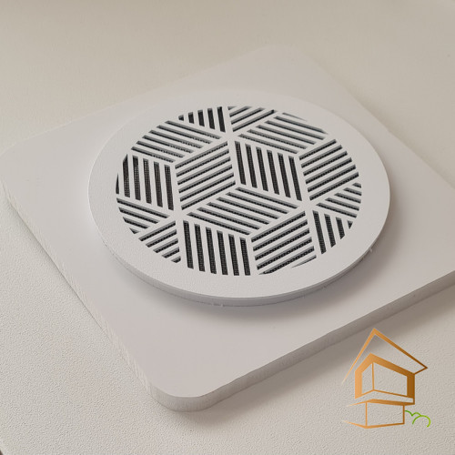 Решетка вентиляционная магнитная круглая для натяжных потолков D 100 мм