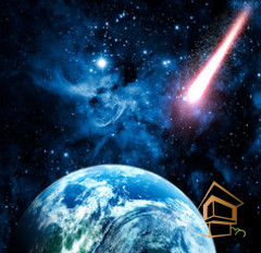 Натяжной потолок с фотопечатью Космос 075