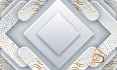 Натяжной потолок с фотопечатью Абстракция 151