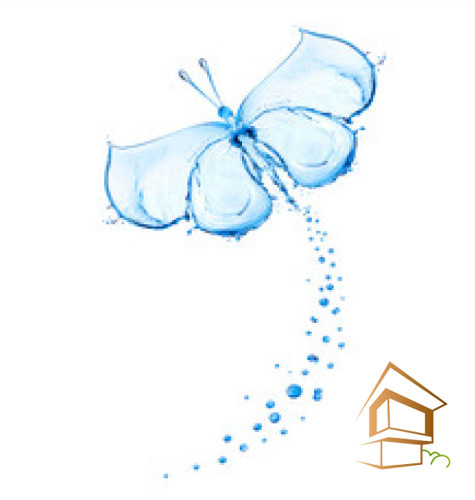 Натяжной потолок с фотопечатью Бабочки 049 -  - 