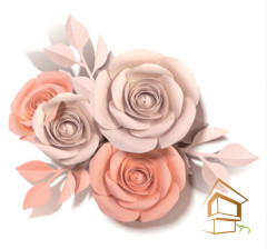 Натяжной потолок с фотопечатью Цветы 382