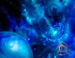 Натяжной потолок с фотопечатью Космос 005