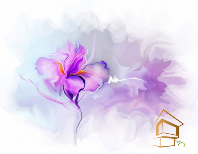 Натяжной потолок с фотопечатью Цветы 273 -  -