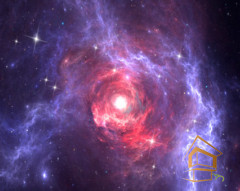 Натяжной потолок с фотопечатью Космос 006