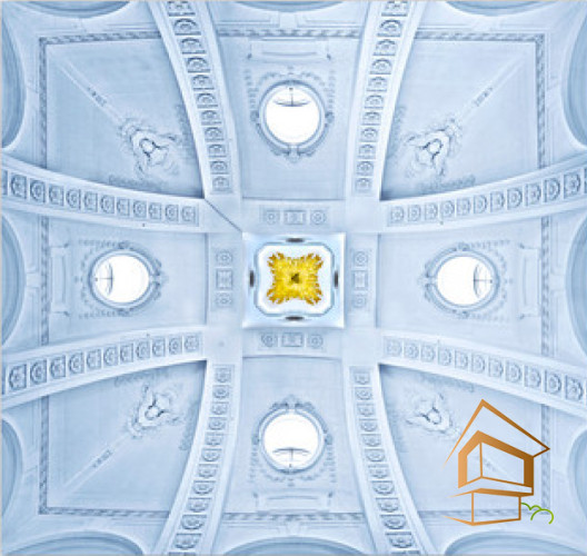 Натяжной потолок с фотопечатью Фрески, своды 043 -  -