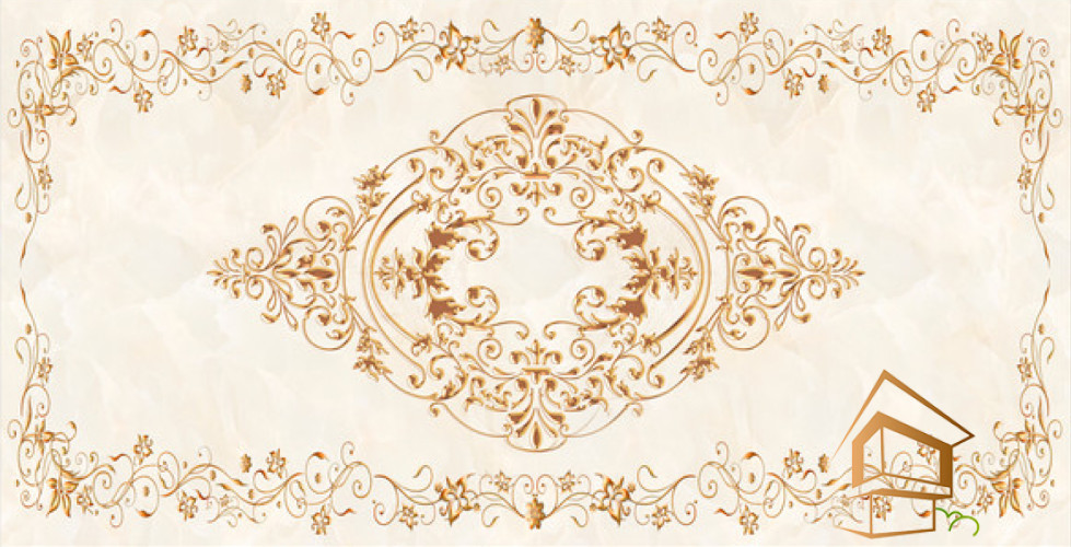 Натяжной потолок с фотопечатью орнаменты и узоры 056 - -