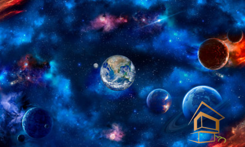 Натяжной потолок с фотопечатью Космос 007 - 7 - 7