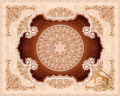 Натяжной потолок с фотопечатью орнаменты и узоры 057