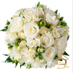 Натяжной потолок с фотопечатью Цветы 075