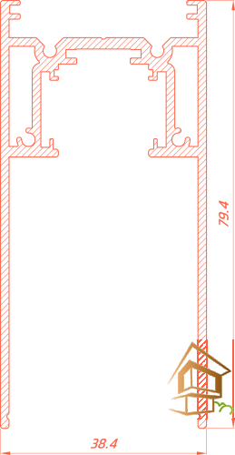 TREK 04 для трек.свет. LIGHT 38 и 2038, 2 м, черный муар (в TREK 02)