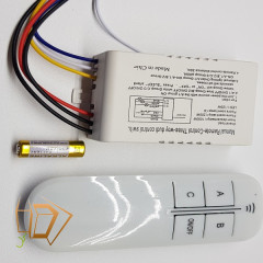 Пульт-делитель фазы 3х канальный белый