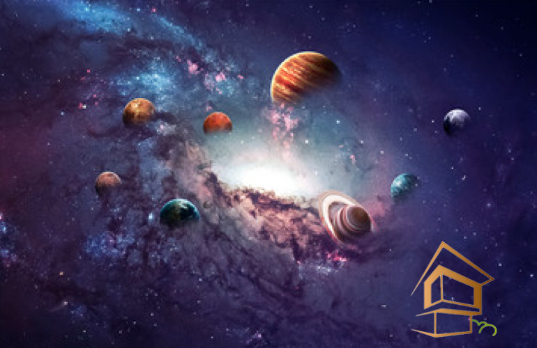 Натяжной потолок с фотопечатью Космос 008 - 8 - 8